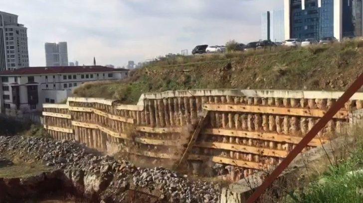 Ataşehir’de Otopark İnşaatında Çökme G1