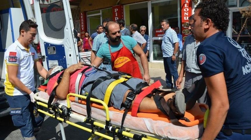 Merdivenden D&uuml;şt&uuml; Hastanelik Oldu