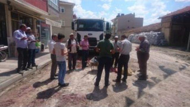 Aslanapa’da Altyapı Çalışmaları