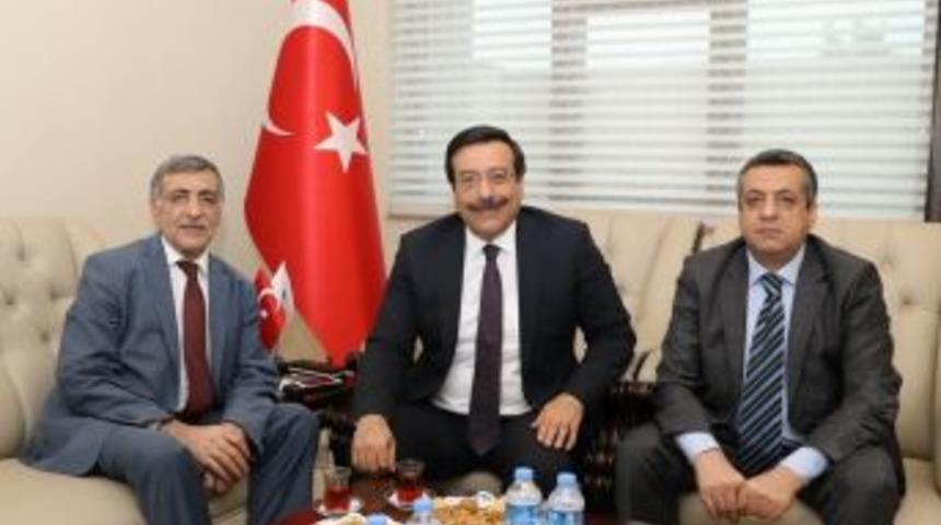 Palu&rsquo;dan Başkan Atilla&rsquo;ya Ziyaret