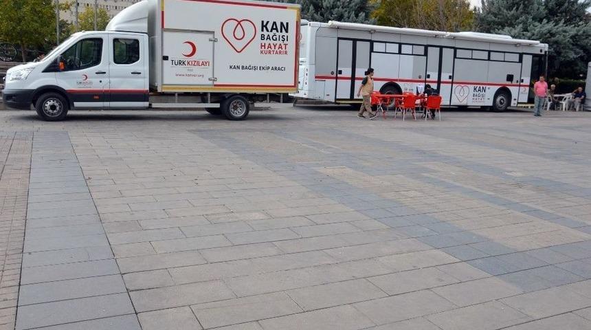 Kızılay Kan Bağış Aracı Kırıkkale&rsquo;de