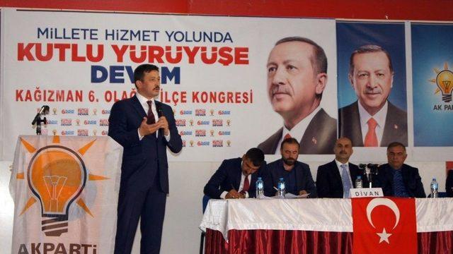 Bakan Arslan Ak Parti Kağızman İlçe Kongresine Katıldı