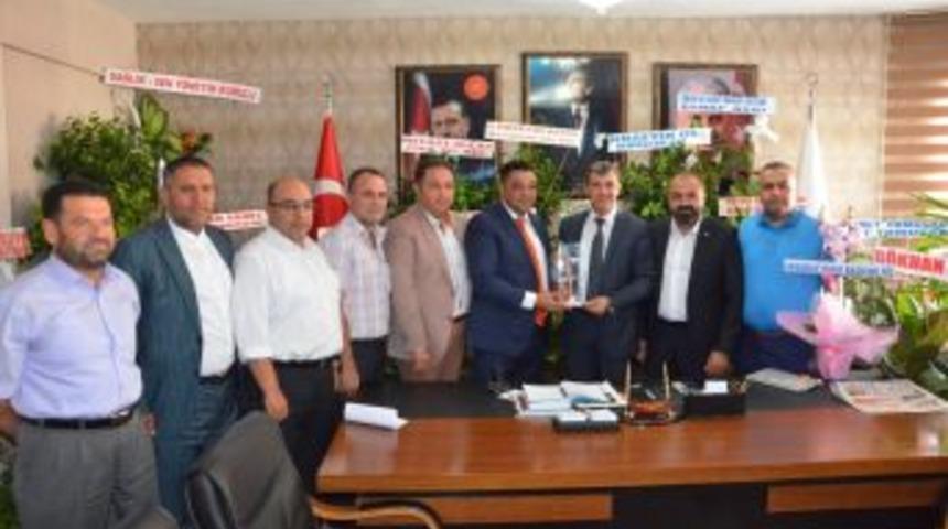 Atso Heyeti Ak Parti İl Başkanı Altınsoy İle G&ouml;r&uuml;şt&uuml;