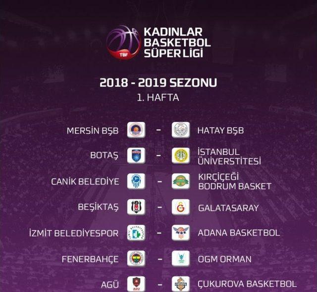 Kadınlar Basketbol Süper Ligi’nin 2018-2019 Sezonu Fikstürü Belli Oldu