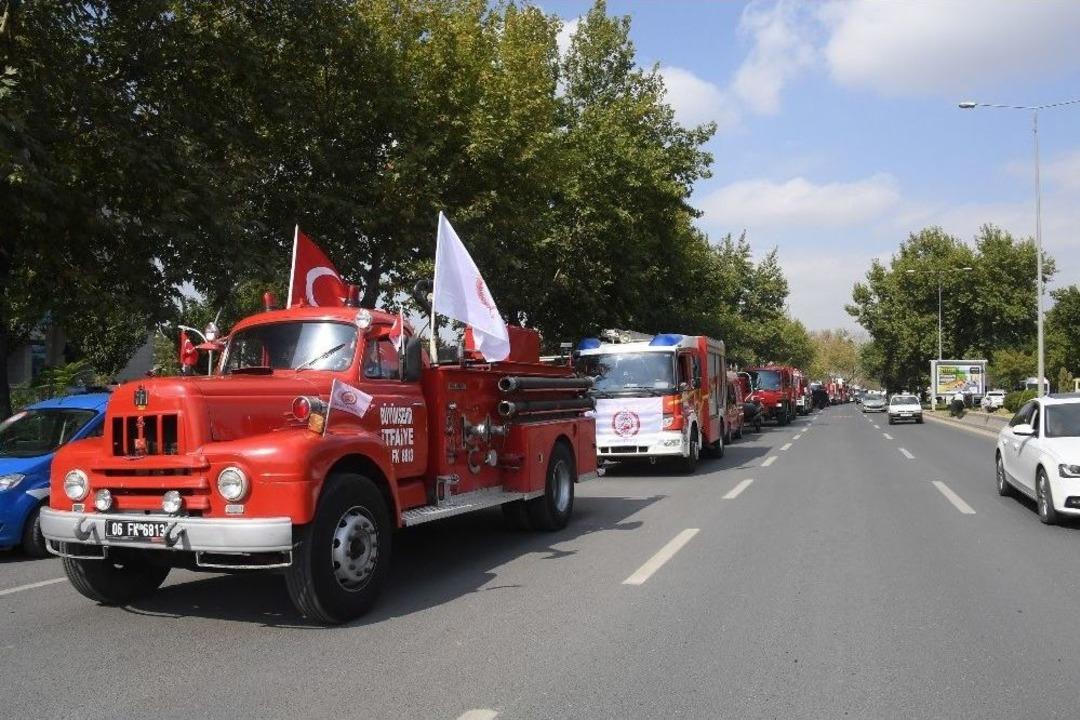İtfaiye Haftası, Kortej Ge&ccedil;işiyle Kutlandı