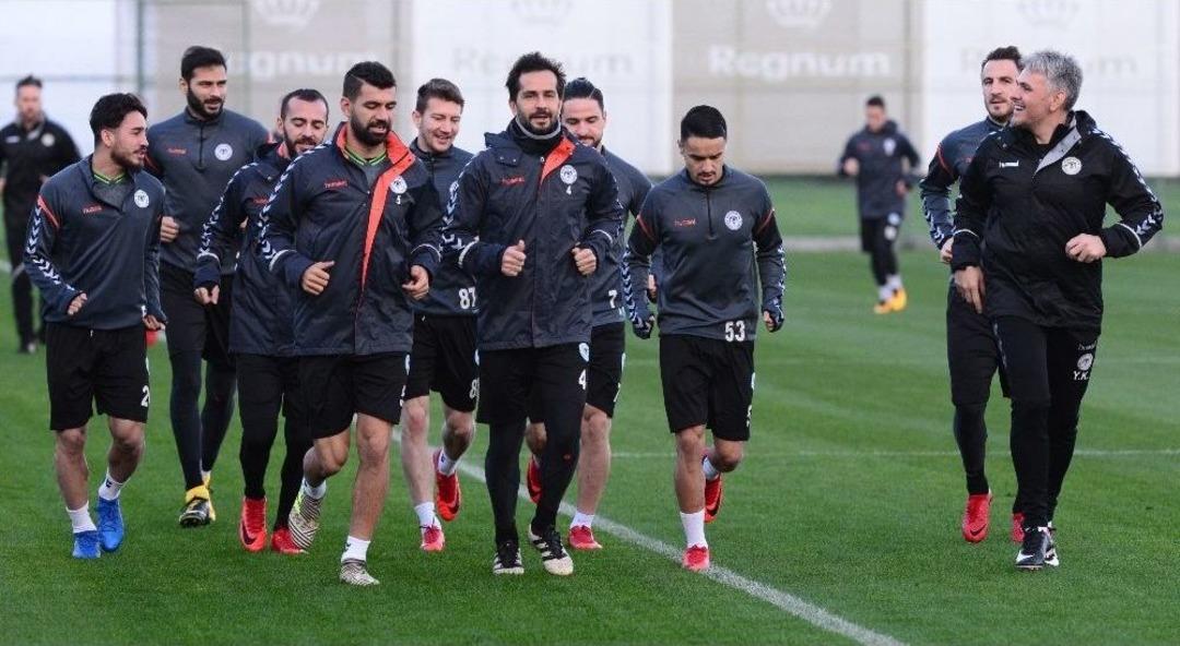Konyaspor&rsquo;un Antalya Kampında İkinci G&uuml;n