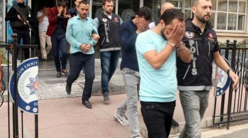 Samsun'da Uyuşturucu Operasyonu Ş&uuml;phelisi 9 Kişi Adliyede