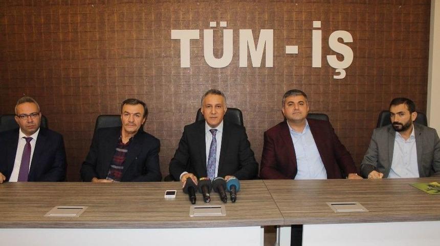T&uuml;m-iş Konfederasyonu Genel Başkanı Şahin: &ldquo;taşeron İş&ccedil;ilerin Kadroya Başvurmaları S&uuml;recinde Suiistimaller Var&rdquo;