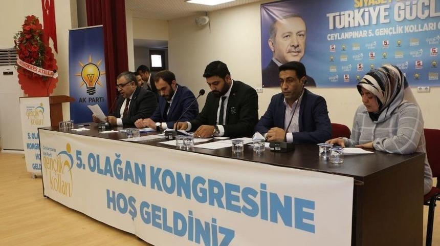 Ak Parti Ceylanpınar Gen&ccedil;lik Kolları Kongresi Ger&ccedil;ekleştirildi