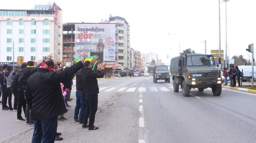 Adıyaman&rsquo;dan Afrin&rsquo;e Askeri Sevkiyat