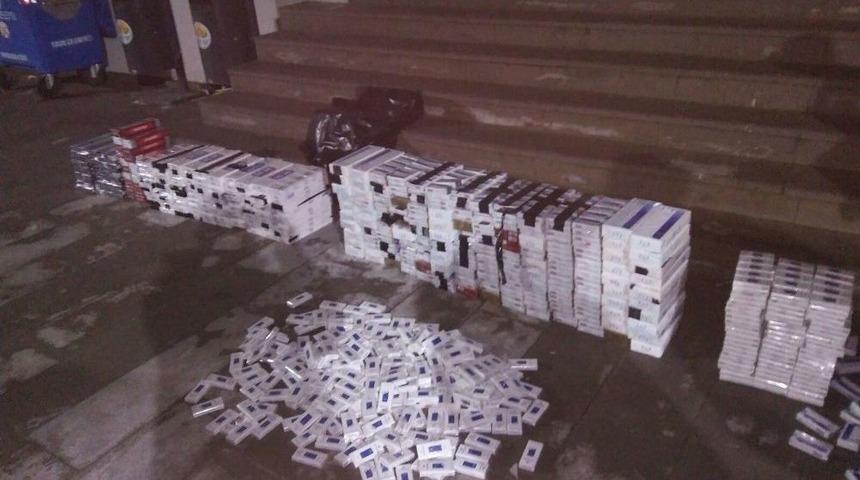 Adana&rsquo;da 8 Bin 350 Paket Ka&ccedil;ak Sigara Ele Ge&ccedil;irildi