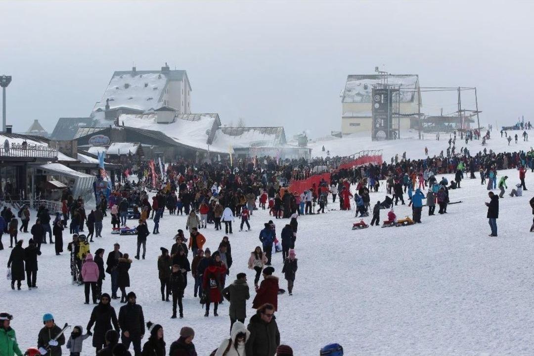 Erciyes Dolulukta Son Noktayı Yakaladı