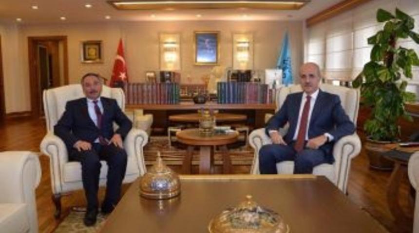 Rekt&ouml;r Karabulut&rsquo;tan Bakan Kurtulmuş&rsquo;a Ziyaret