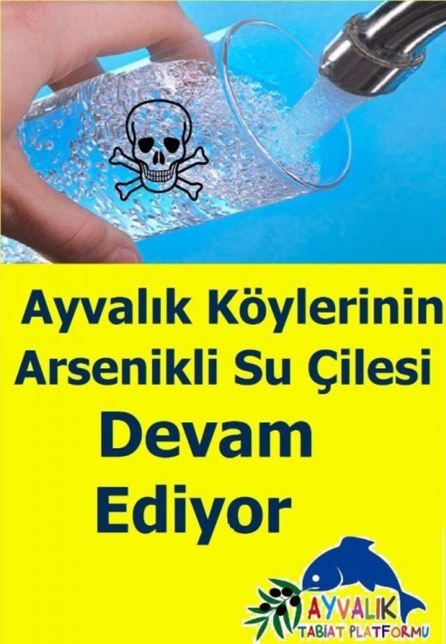 Ayvalık’ta Tabiat Platformundan Arsenikli Su Tepkisi