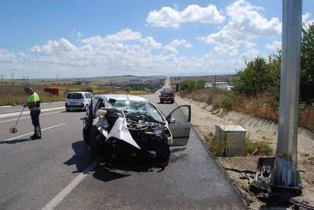 Emekli Astsubay Trafik Kazasında Hayatını Kaybetti