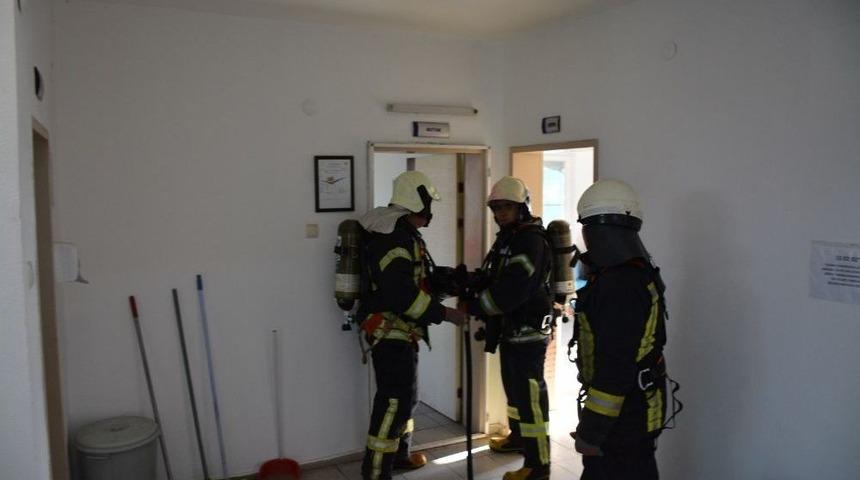 Maski Personeline Yangın Ve Zehirli Gıda Tatbikatı