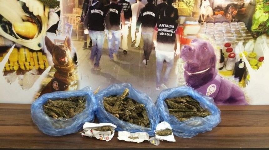 Antalya&rsquo;da Uyuşturucu Operasyonu: 4 G&ouml;zaltı