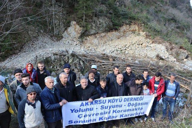 Trabzon’da Hes Protestosu