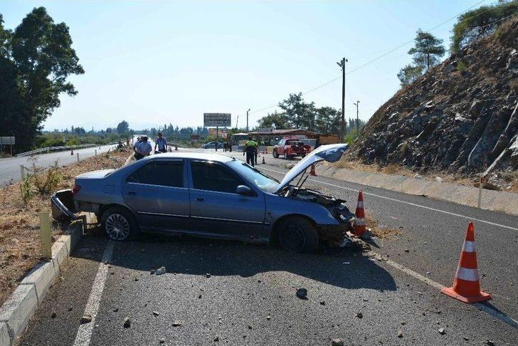 Muğla’da Trafik Kontrolü Yapan Polise Otomobil Çarptı G1