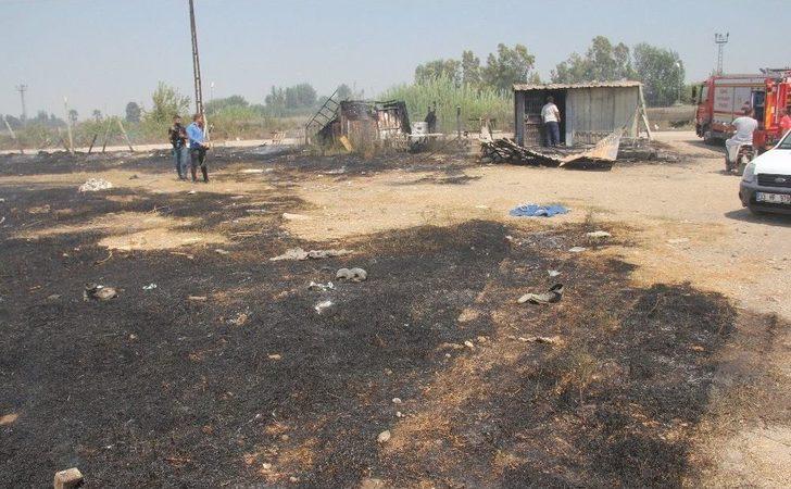 Anız Yangını Hurdacıyı Evsiz Bıraktı G1