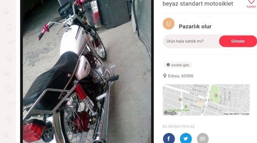 Jandarma Alıcı Kılığına Girerek Motosiklet Hırsızını Yakaladı