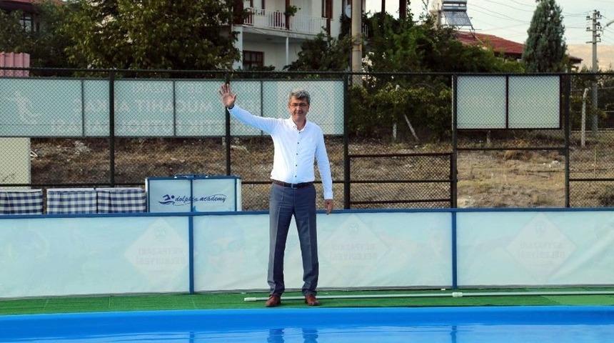 Beypazarı&rsquo;nda &Ccedil;ocuklara &Uuml;cretsiz Y&uuml;zme Eğitimi