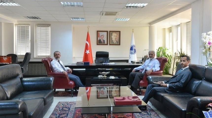 Kuveyt Büyükelçisi El-zevavi’den Rektör Savaşan’a Ziyaret