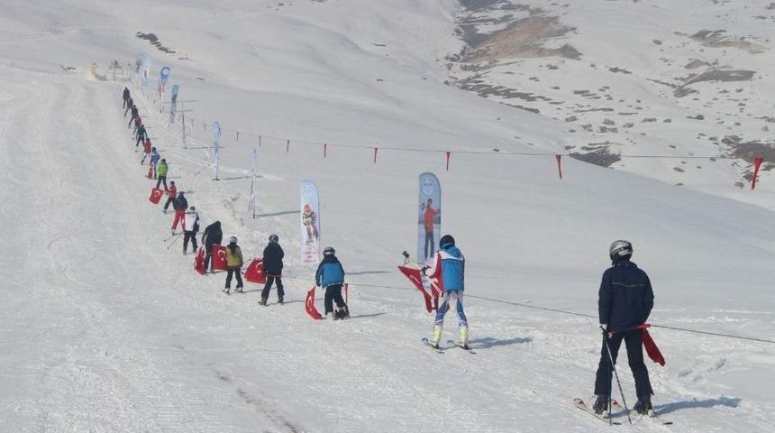 &Ccedil;aldıran Kayak Merkezi A&ccedil;ıldı