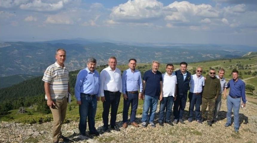 Milletvekili Ve Daire Başkanı, Gediz Muratdağı Termal Turizm Merkezi&rsquo;nde İncelemelerde Bulundu