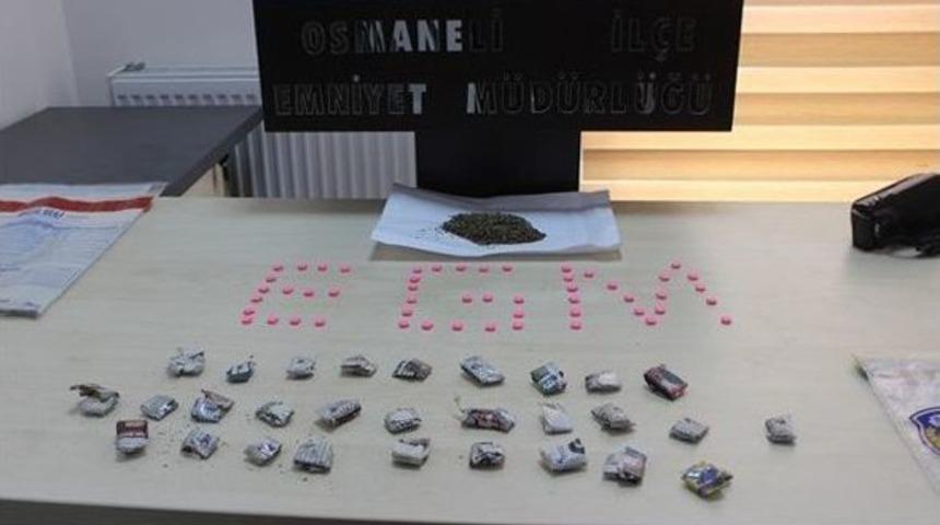 Bilecik&rsquo;te Uyuşturucu Operasyonu