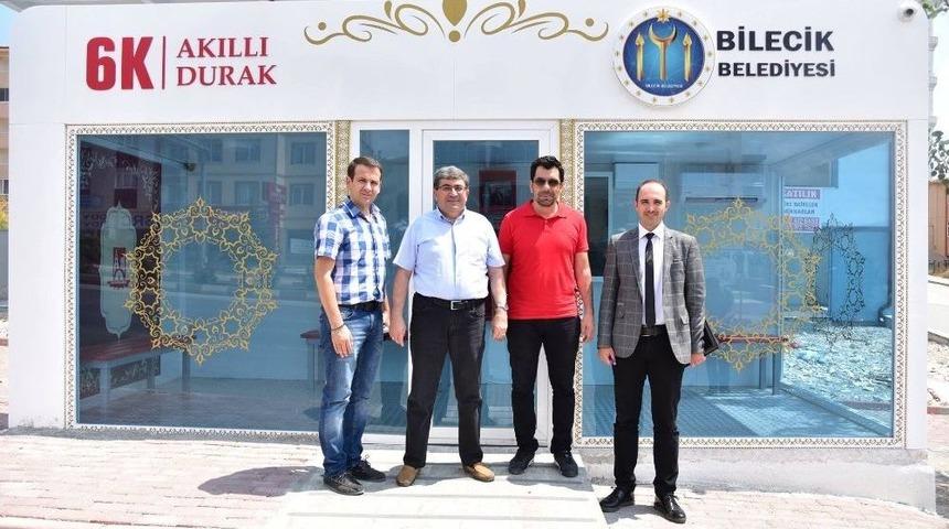 Başkan Can, 6k Akıllı Duraklarda İncelemede Bulundu