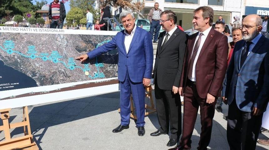 Gebze Metrosu 2,5 Milyar Tl&rsquo;lik Yatırımla Hayata Ge&ccedil;irilecek
