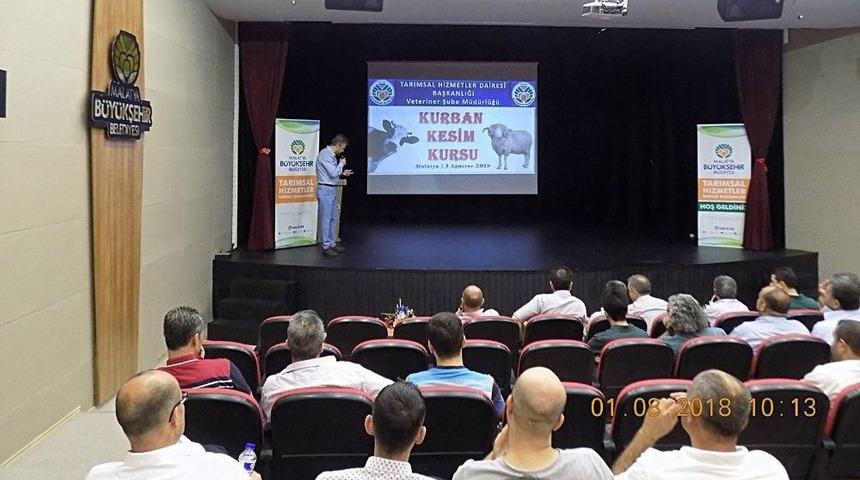 Kurban Kesim Kursu Sona Erdi