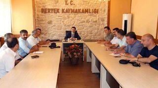 Pertek’te Eğitim Öğretime Hazırlık Toplantısı