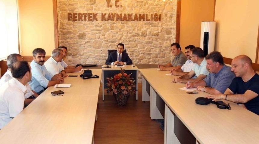 Pertek’te Eğitim Öğretime Hazırlık Toplantısı