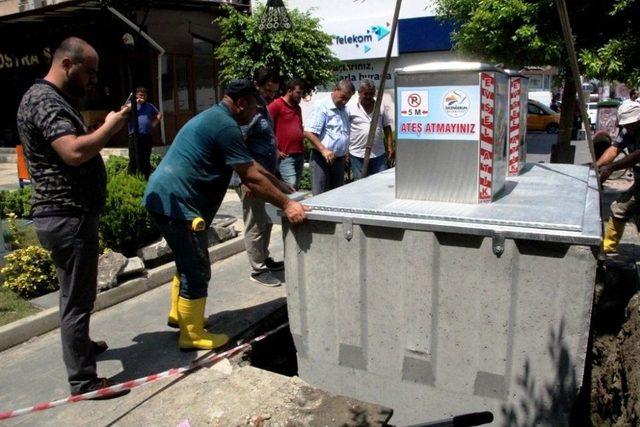 İskenderun’da Çöp Konteynerleri Yeraltına Alınıyor