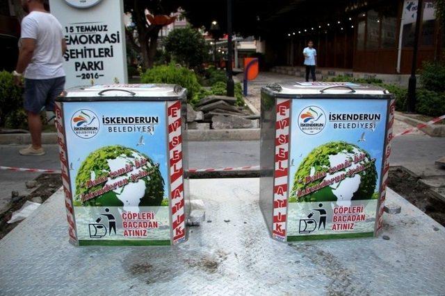 İskenderun’da Çöp Konteynerleri Yeraltına Alınıyor