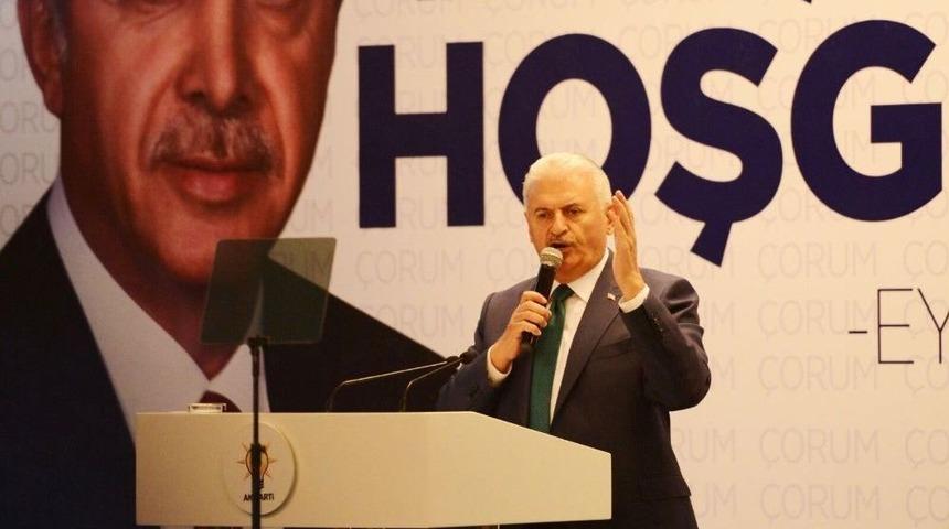 Başbakan Yıldırım, &Ccedil;orum&rsquo;da Partililere Seslendi