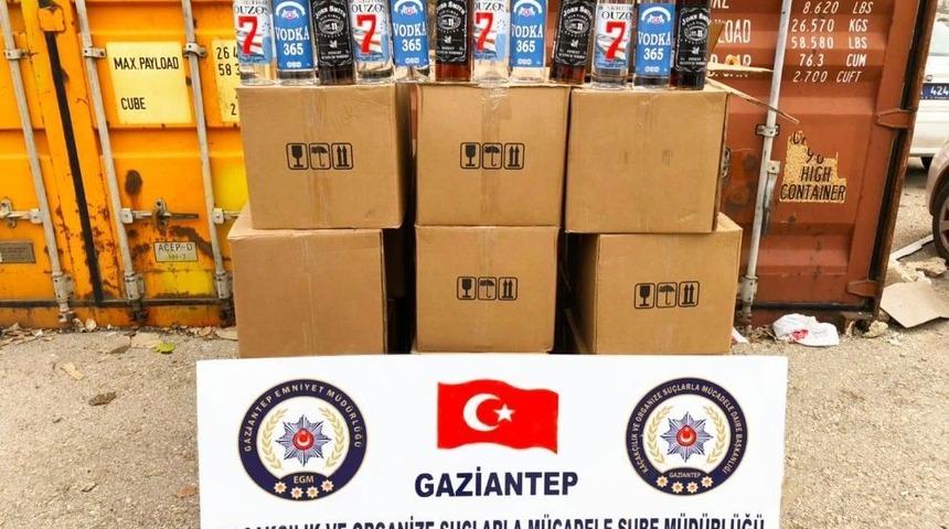Gaziantep’te Sahte Alkol Operasyonu