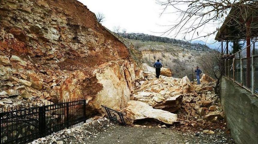 Adıyaman&rsquo;da Heyelan