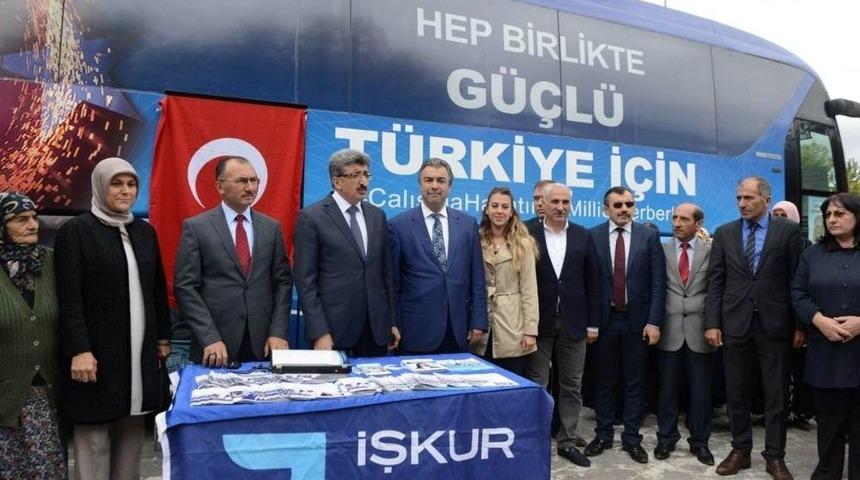 İşkur Otob&uuml;s&uuml; Ardahan&rsquo;da