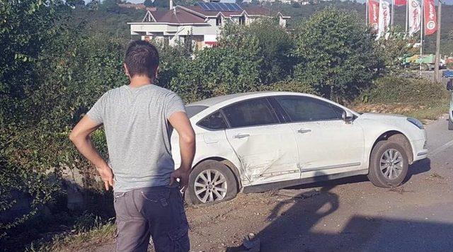 Akçakoca Çevre Yolunda Kaza: 1 Yaralı 1