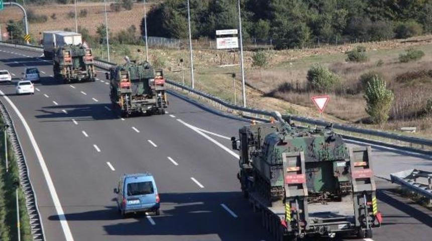 Sınıra Tır'larla Tank Sevkiyatı