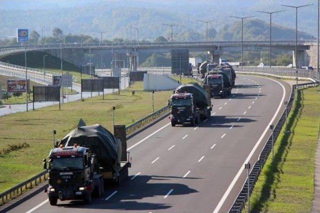 Sınıra Tır'larla Tank Sevkiyatı