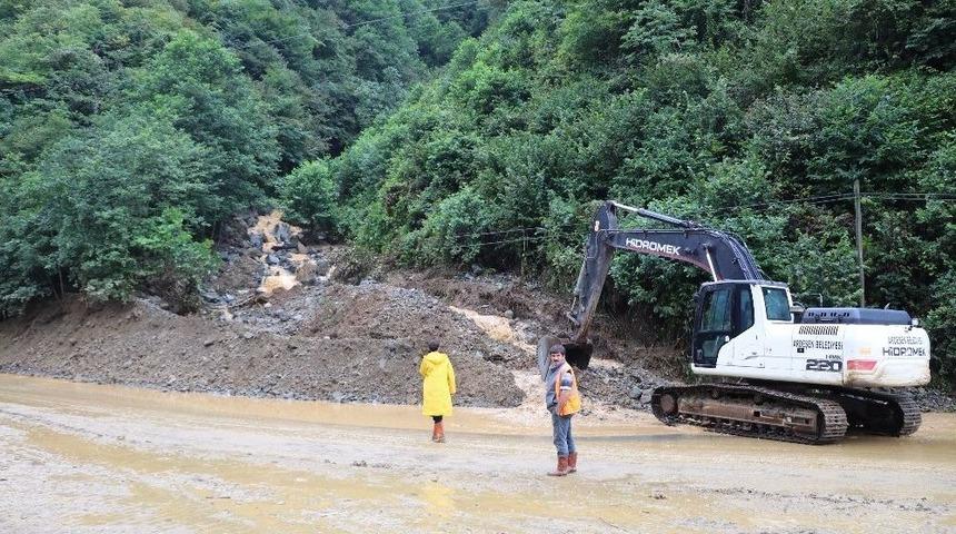 Rize’de Selin Neden Olduğu Tahribat Havadan Böyle Görüntülendi