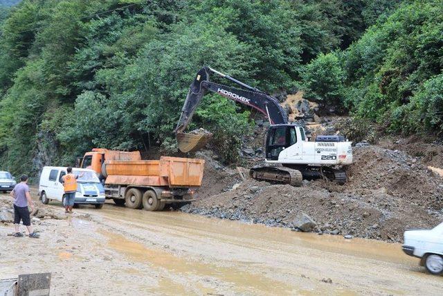 Rize’de Selin Neden Olduğu Tahribat Havadan Böyle Görüntülendi