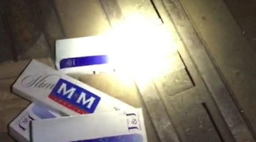 Tırın Gizli B&ouml;lmesine Zulalanmış Bin 100 Paket Ka&ccedil;ak Sigara Ele Ge&ccedil;irildi