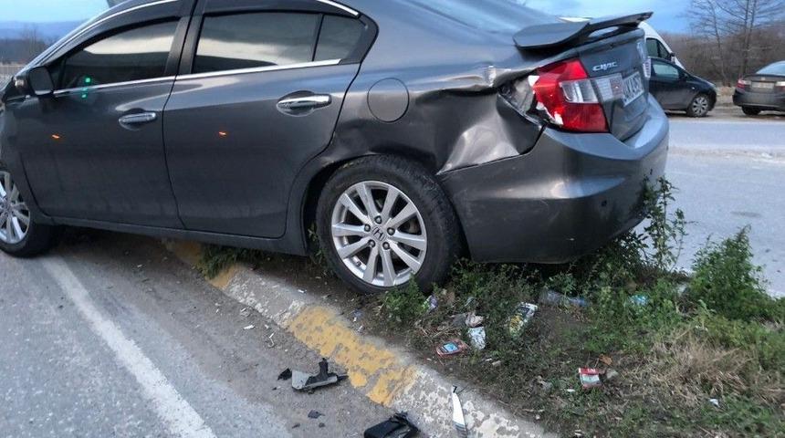 Zincirleme Kazada Şans Eseri Yaralanan Olmadı