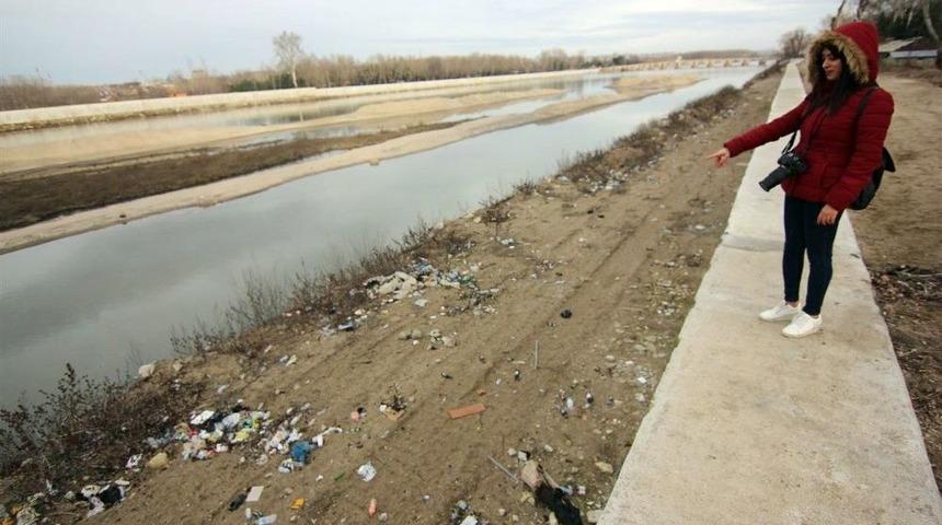 (&ouml;zel Haber) Padişahların G&uuml;n Batımını İzlediği Meri&ccedil; Nehri &Ccedil;&ouml;pl&uuml;ğe D&ouml;nd&uuml;