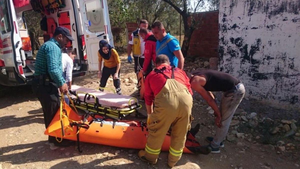 Kuyuya D&uuml;şen Adamı İtfaiye Kurtardı